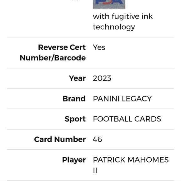 Patrick Mahomes rare mini yellow diamond - Picture 7 of 8